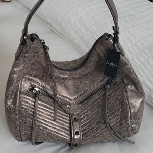 Botkier Trigger hobo Metallic Quilt Handbag